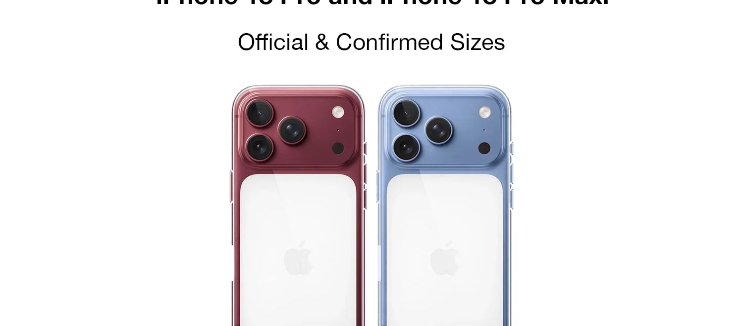 Phone 18 Pro and iPhone 18 Pro Max: Official Sizes