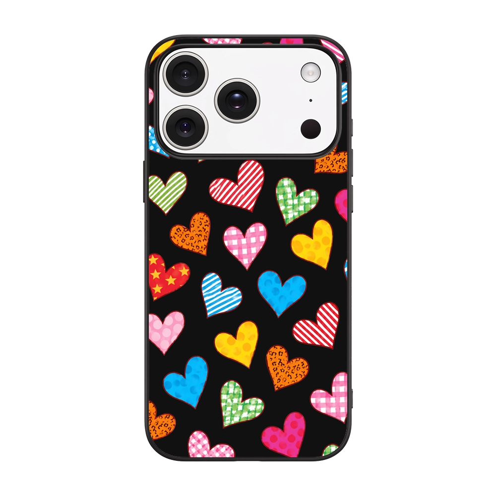 Colorful Hearts Pattern