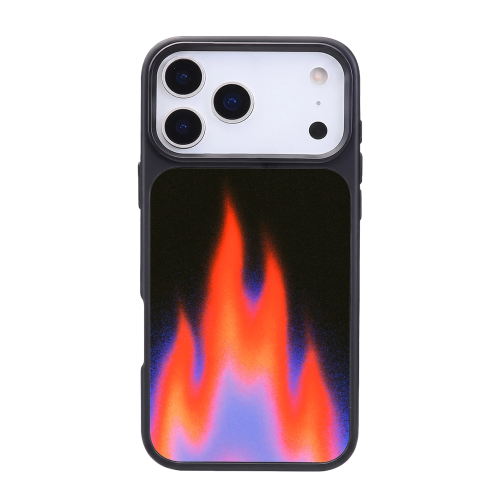 Neon Flame Gradient Art