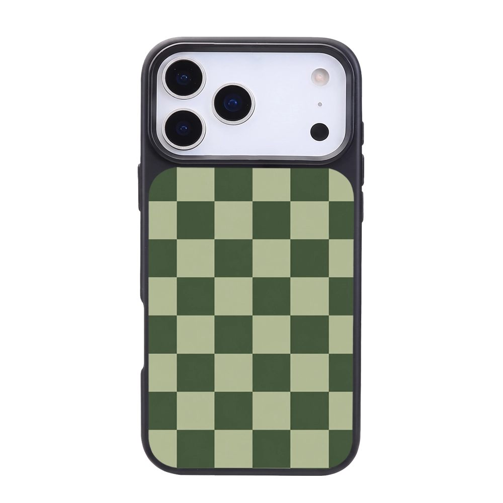 Green Checkerboard Pattern