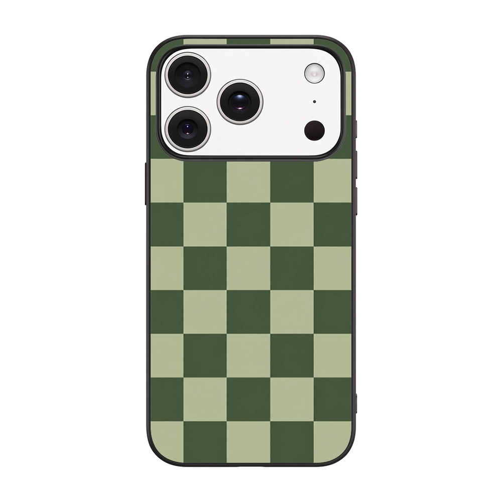 Green Checkerboard Pattern