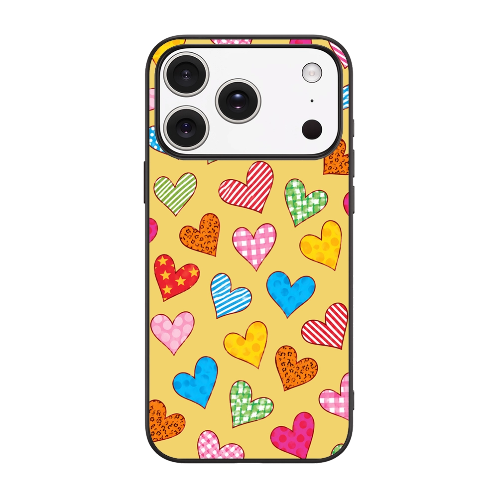 Multicolor Hearts Pattern