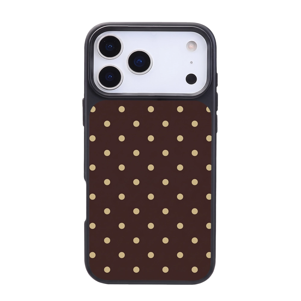 Polka Dot Brown Beige Pattern