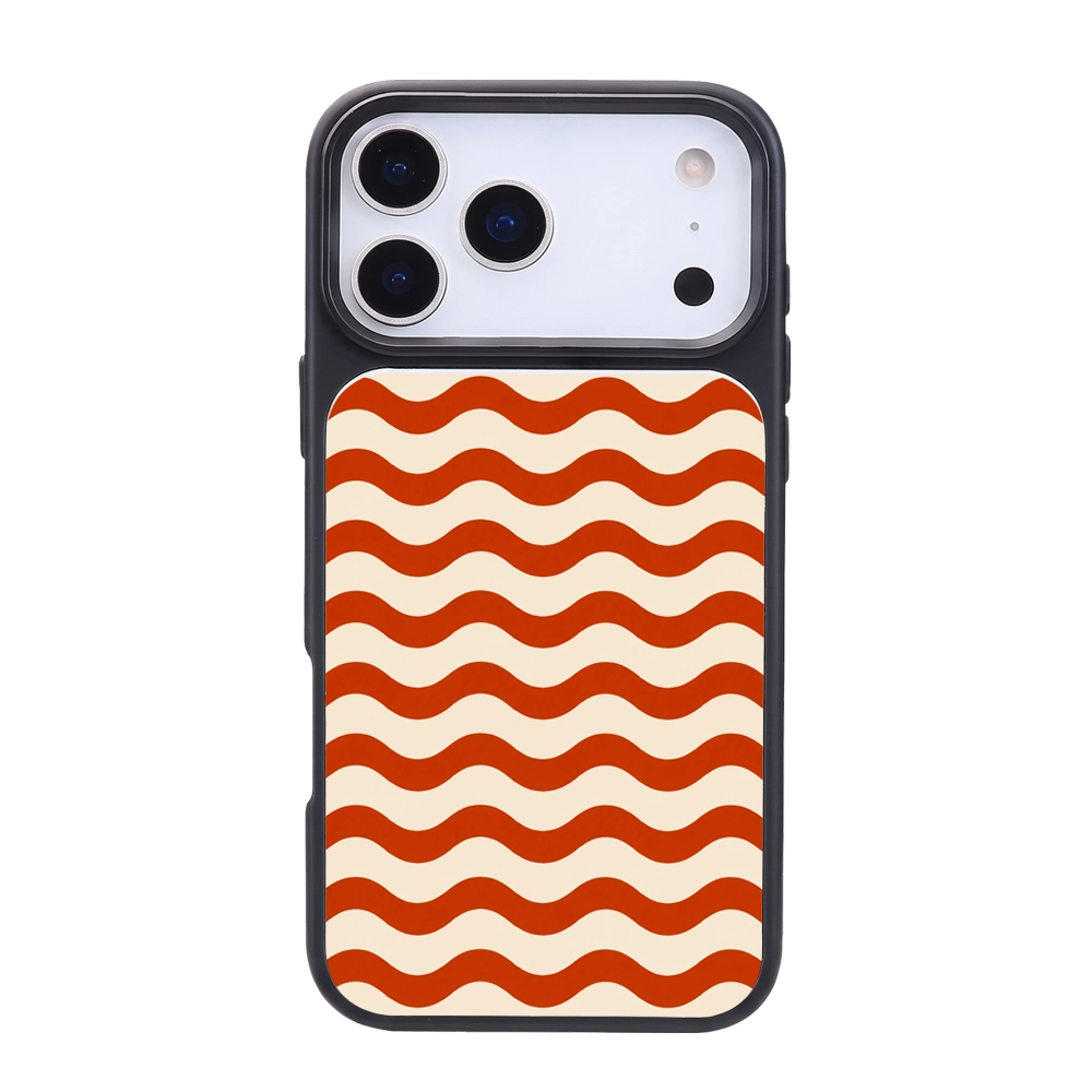 Red Wave Pattern