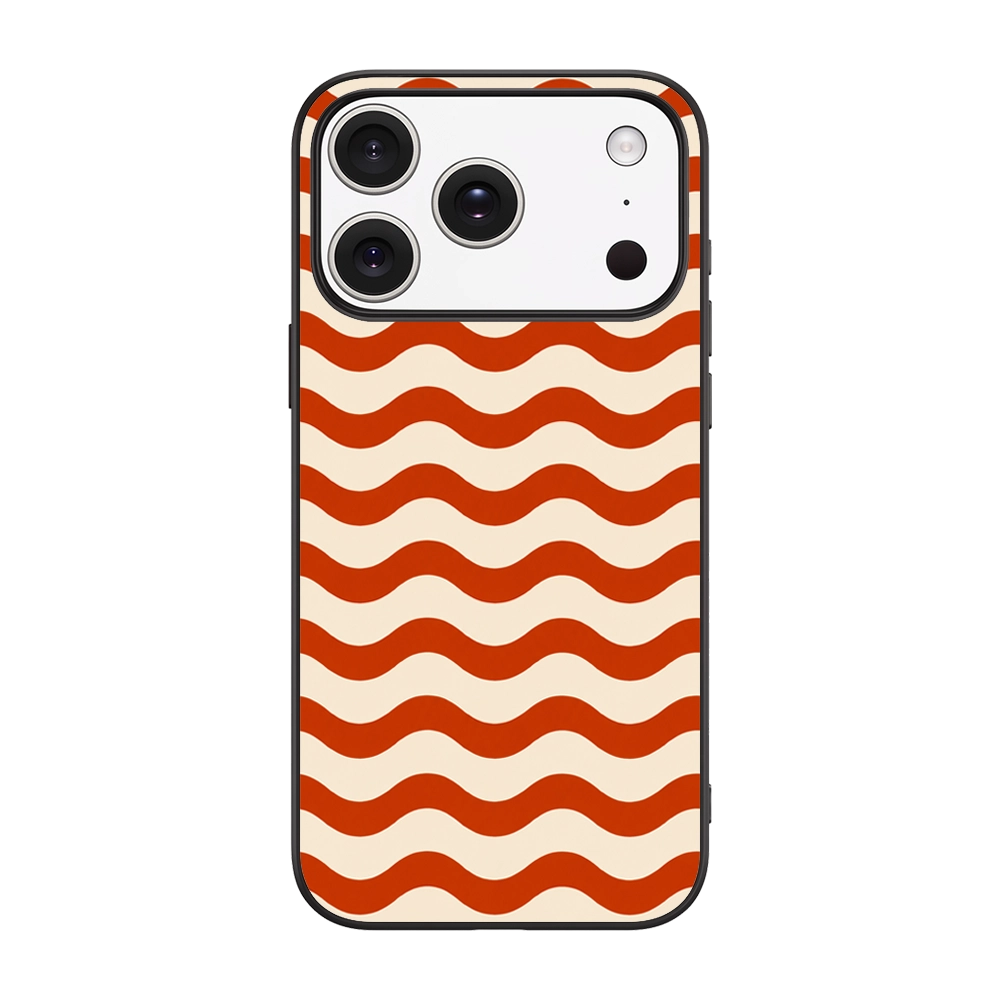 Red Wave Pattern