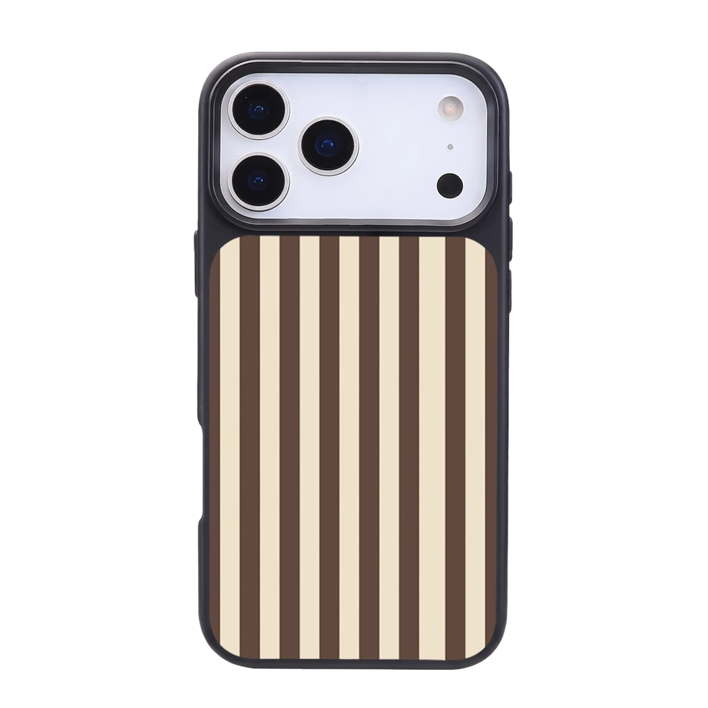 Tiramisu Brown Stripes Pattern