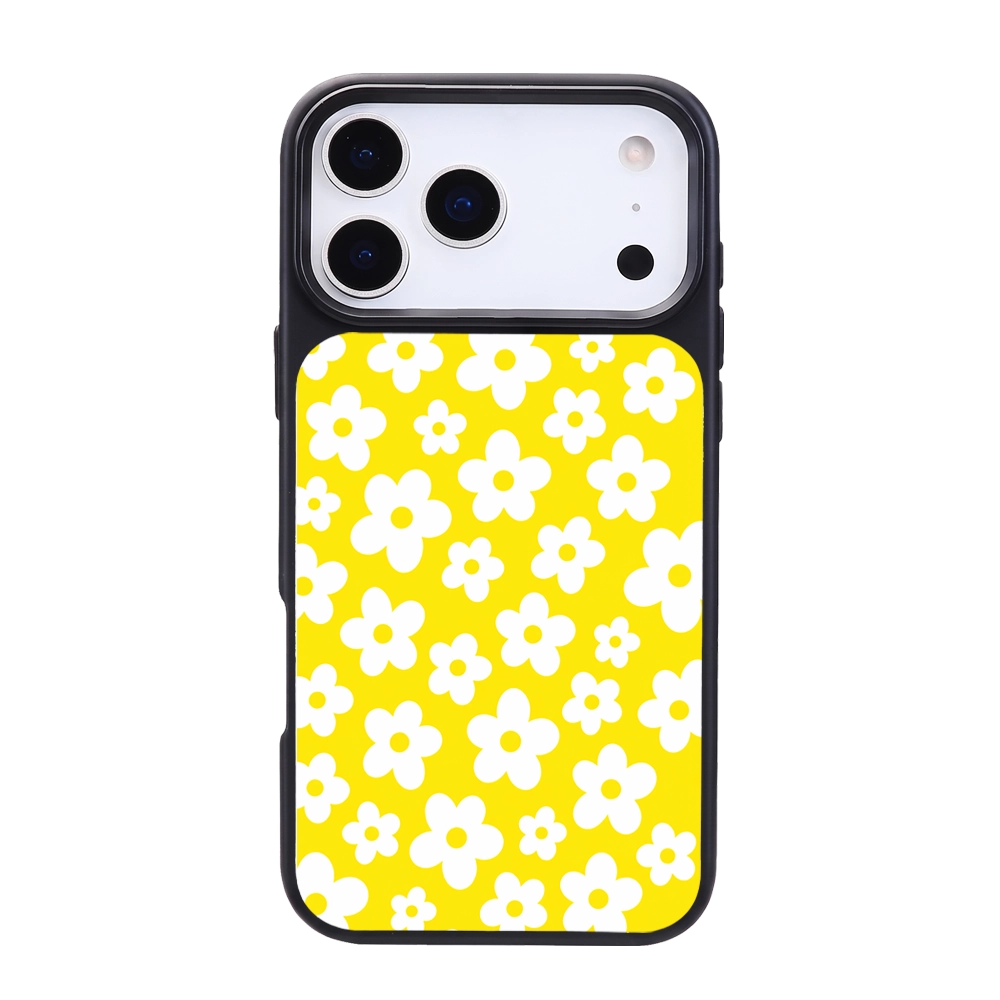 YELLOW RETRO DAISY PATTERN