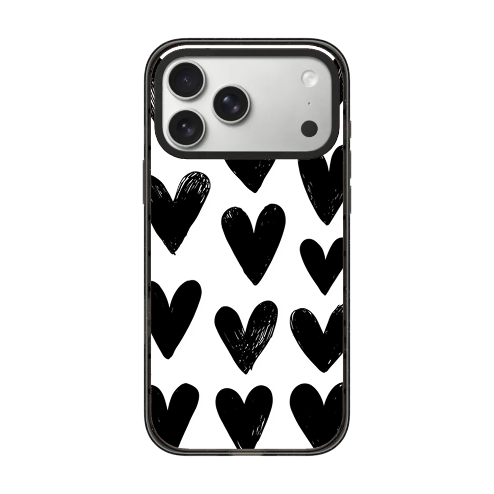 Black Hearts Pattern